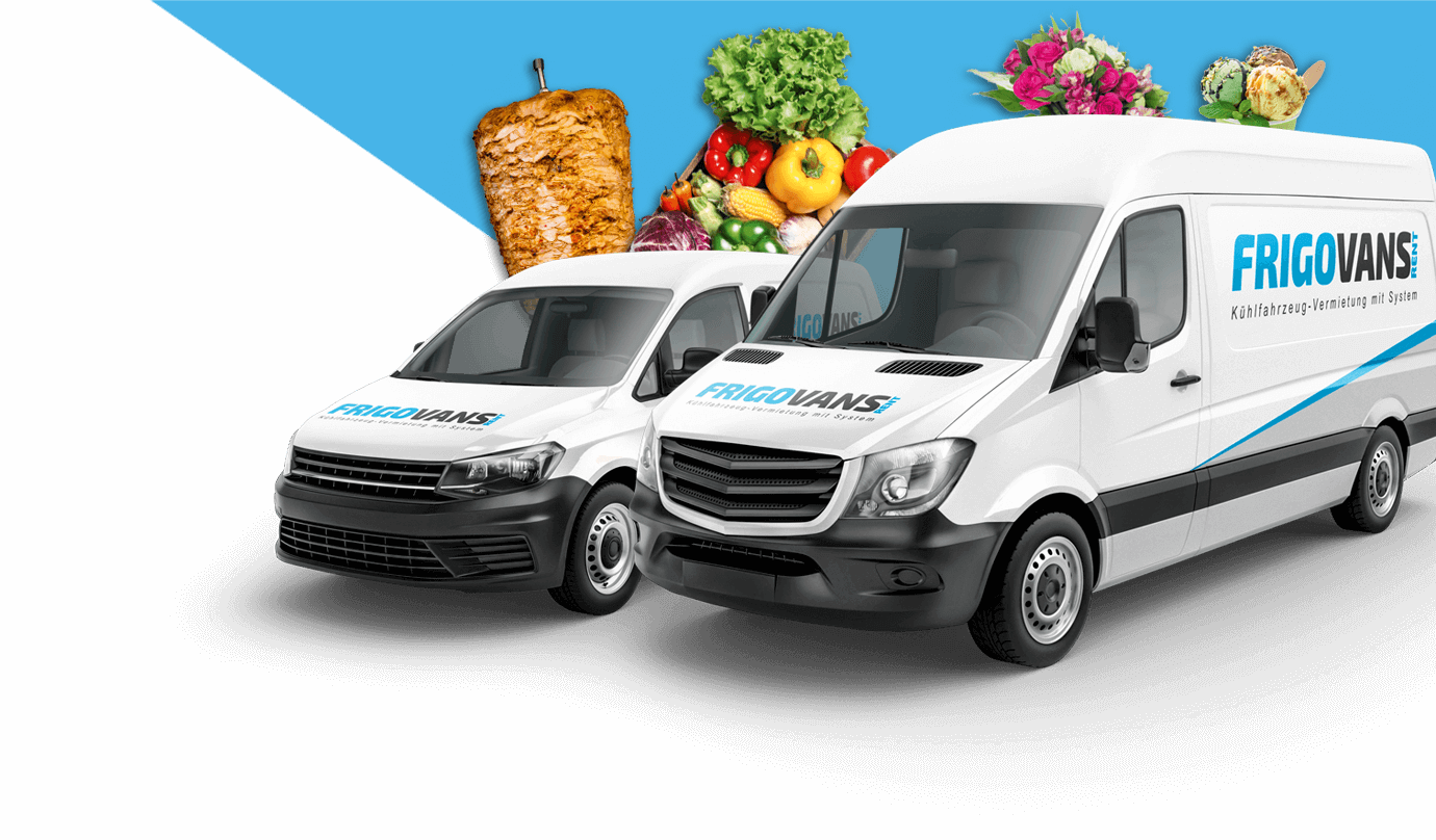 Kühlfahrzeug mieten mit Frigovans Rent - ob für den Transport von Döner, andere Fleischwaren, Blumen, Tiefkühlprodukte oder Gemüse - wir bieten Ihren Kühltransporter nach Maß und mit Nachhaltigkeit